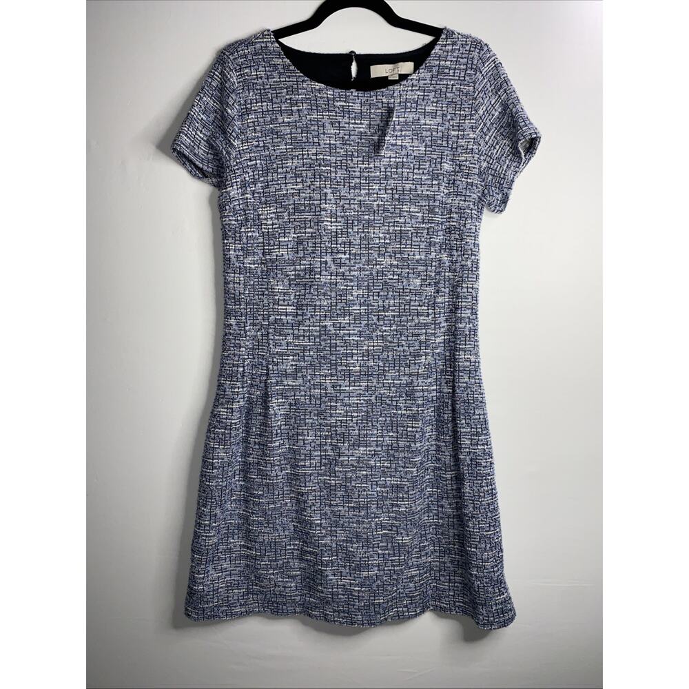 NWT LOFT Dress 8 Tweed Shift Dress